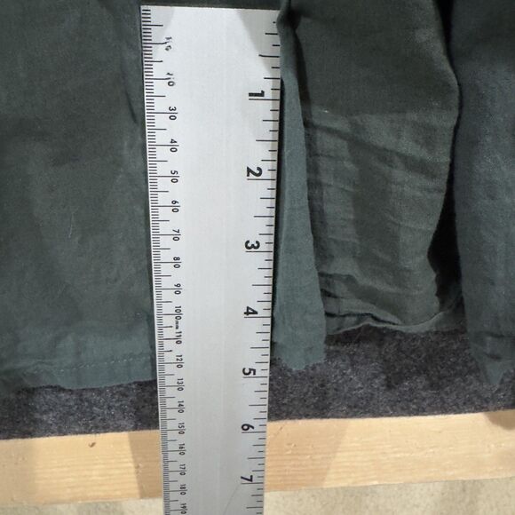 Daughters of India Sahana Dress Women's Small Green Boho Maxi Tiered Long Pocket - Picture 5 of 8